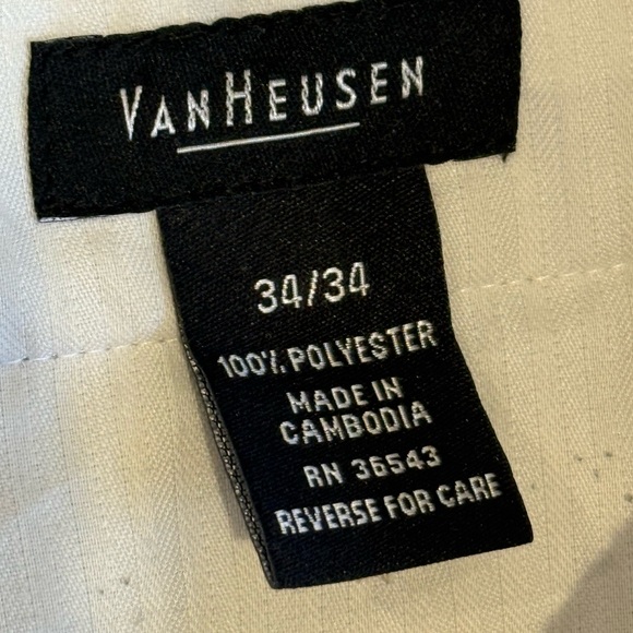 Men's Beige Dress Pants - Picture 3 of 6